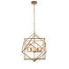 Canada 6 Light 26 inch Gold Chandelier Ceiling Light