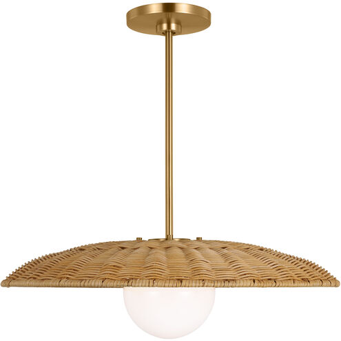kate spade new york Mari 1 Light 21.63 inch Burnished Brass Pendant Ceiling Light
