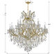 Maria Theresa 19 Light 35 inch Gold Chandelier Ceiling Light