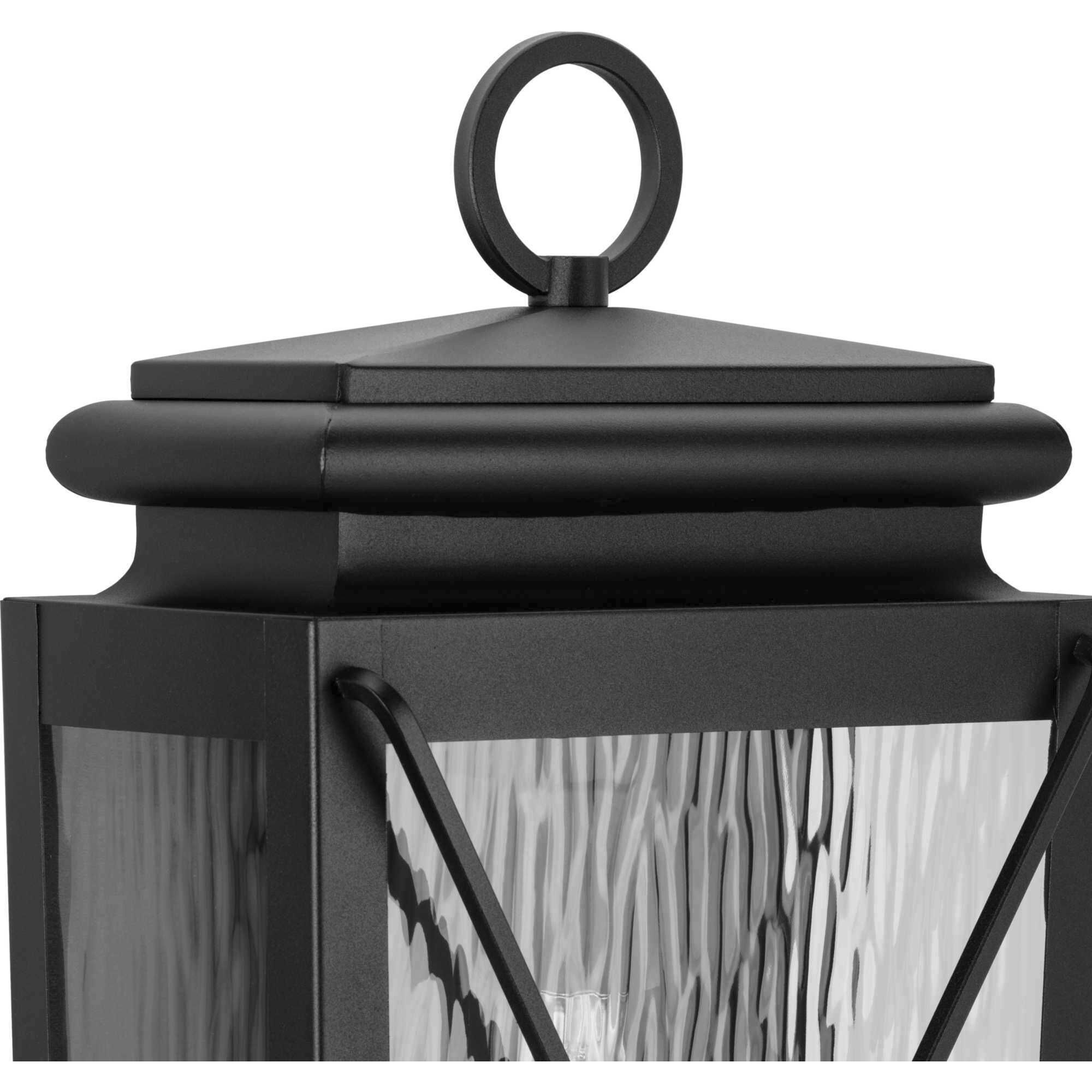 Wakeford 1 Light 21.5 inch Textured Black Wall Lantern