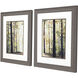 Landscapes Brown and Green and Orange Framed Art, Propac