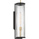 Cara 1 Light 27.5 inch Legacy Brass and Dark Matte Black Outdoor Wall Sconce