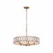 Drama Club 5 Light 24 inch Brass Kisser Pendant Ceiling Light