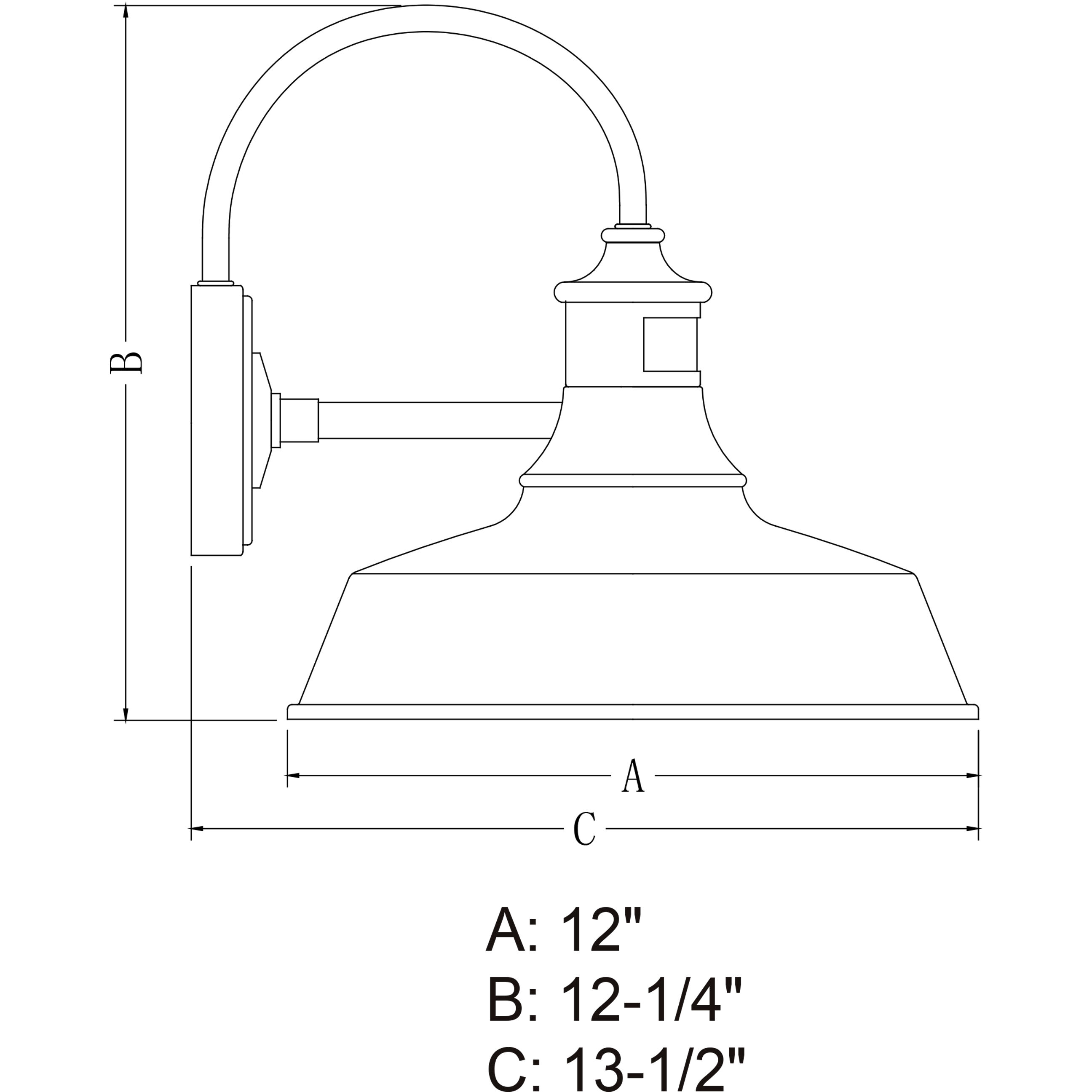 Dorado Dark Bronze and Light Gold Outdoor Motion Sensor