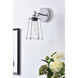 Auspice 1 Light 5.3 inch Chrome Wall Sconce Wall Light