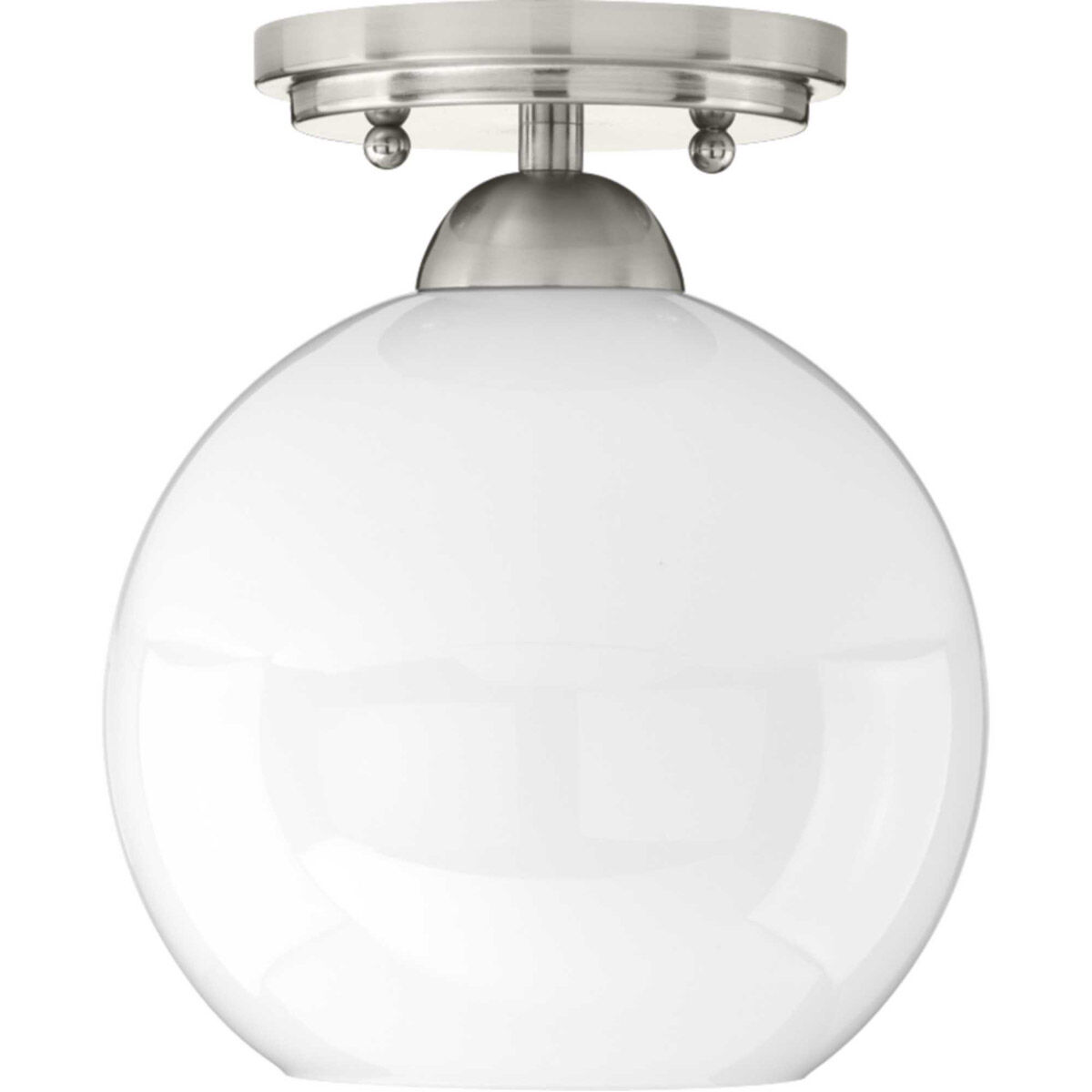 Carisa 1 Light 7 inch Brushed Nickel Flush Mount Ceiling Light