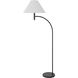 Mosley 65 inch 150 watt Charcoal Grey Floor Lamp Portable Light