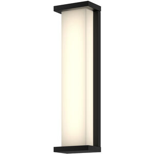 Bravo LED 20 inch Black Exterior Wall Sconce
