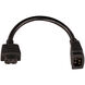 CounterMax 120V Slim Stick 12 inch Black Under Cabinet Accessory