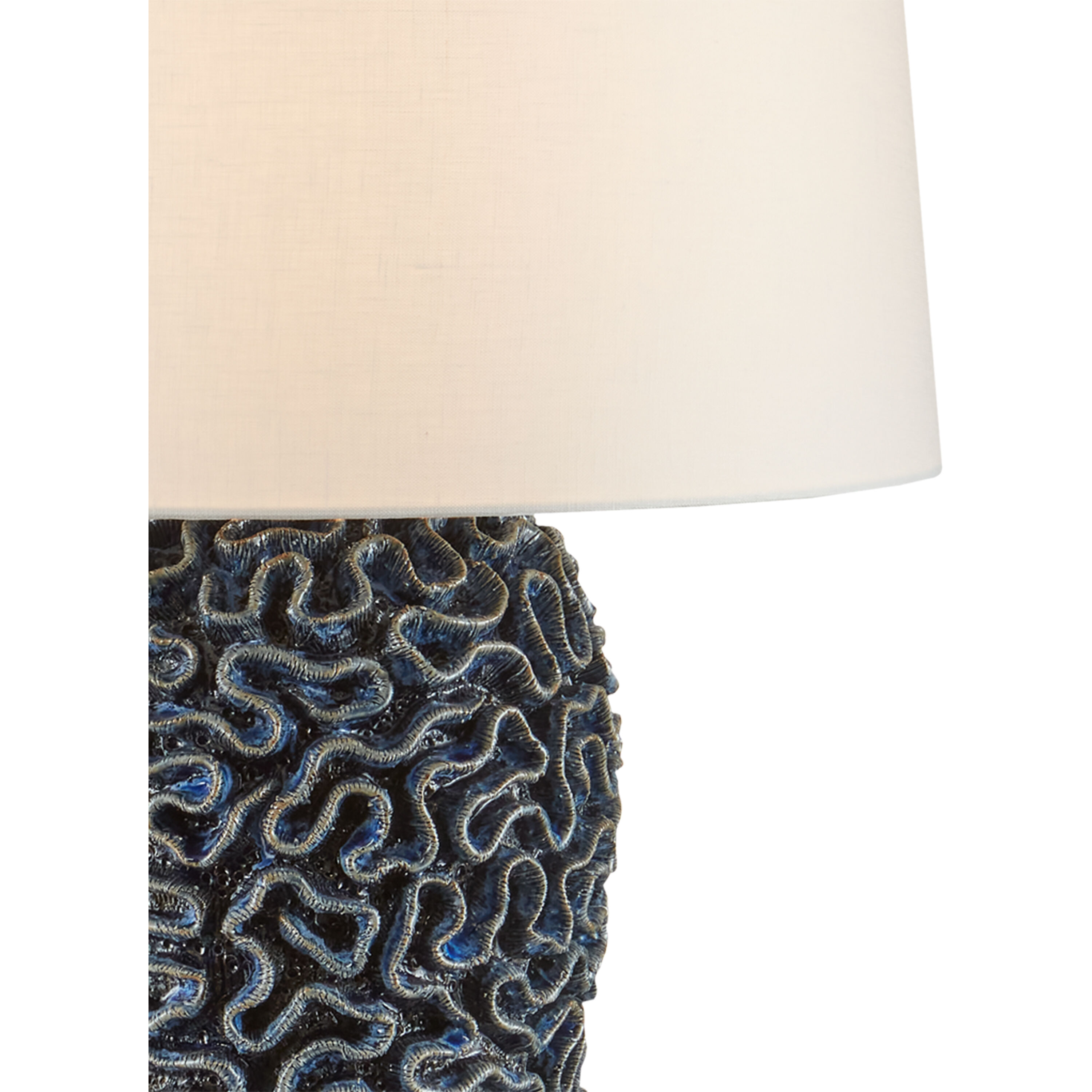 Milos 29.5 inch 150 watt Blue Table Lamp Portable Light