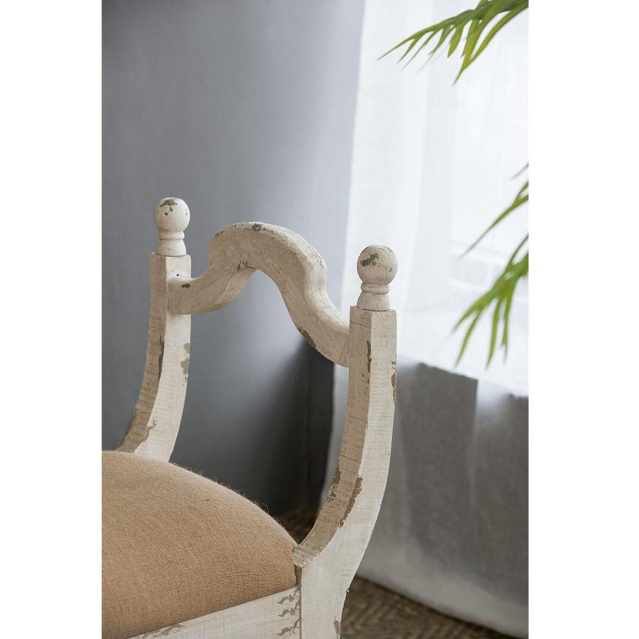 Anita White/Beige Bench