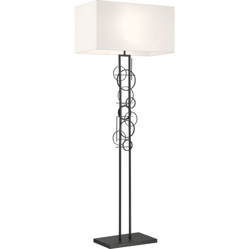 Tempo 62 inch 100.00 watt Sand Coal Floor Lamp Portable Light