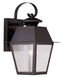 Mansfield 1 Light 13 inch Bronze Outdoor Wall Lantern