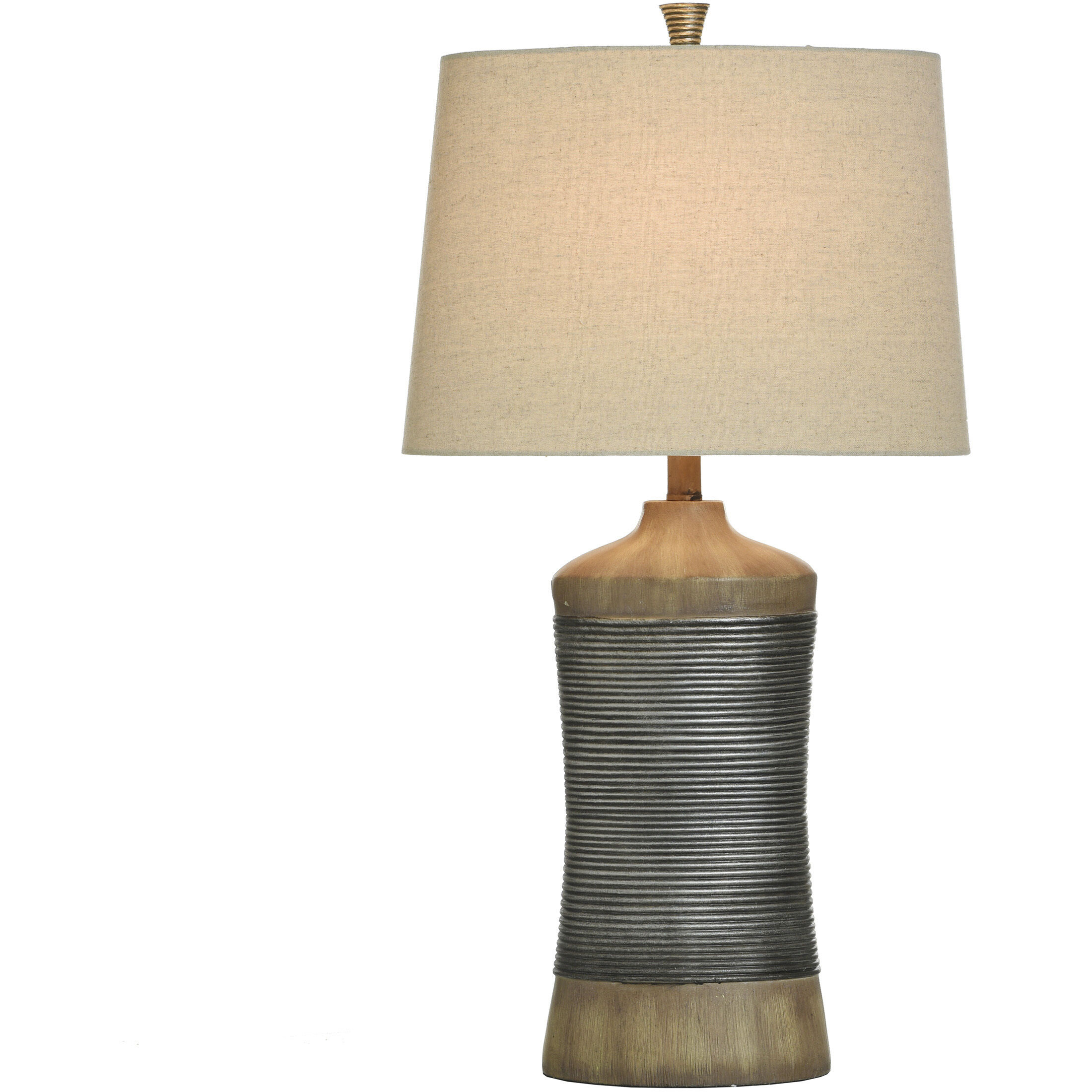 Darley 30 inch 100.00 watt Light Brown and Gray Table Lamp Portable Light