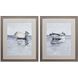 Waterside Collection Gray Framed Art