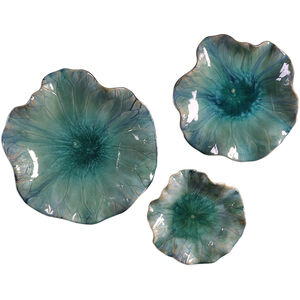 Abella Caribbean Tones Flower Wall/Table Accents, Set of 3