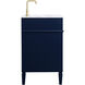 Williams 48 X 35 inch Blue and Brush Gold Vanity Sink Set
