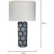 Neva 29 inch 150.00 watt Blue and Table Lamp Portable Light