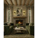 Bridget 4 Light 8.25 inch Soft Gold Sconce Wall Light in Green