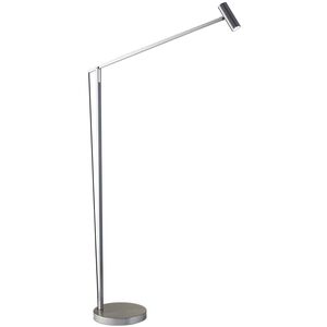 Crane 42 inch 5.00 watt Brushed Steel Floor Lamp Portable Light, ADS360