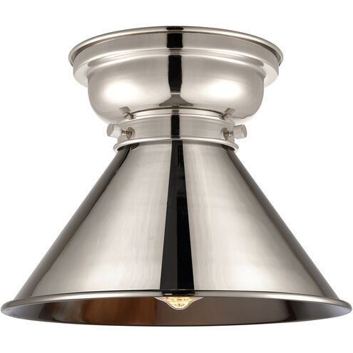 Aditi Briarcliff LED 10 inch Polished Nickel Flush Mount Ceiling Light, Aditi