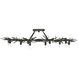 Rainforest 10 Light 43 inch Rustic Bronze Semi-Flush Mount Ceiling Light