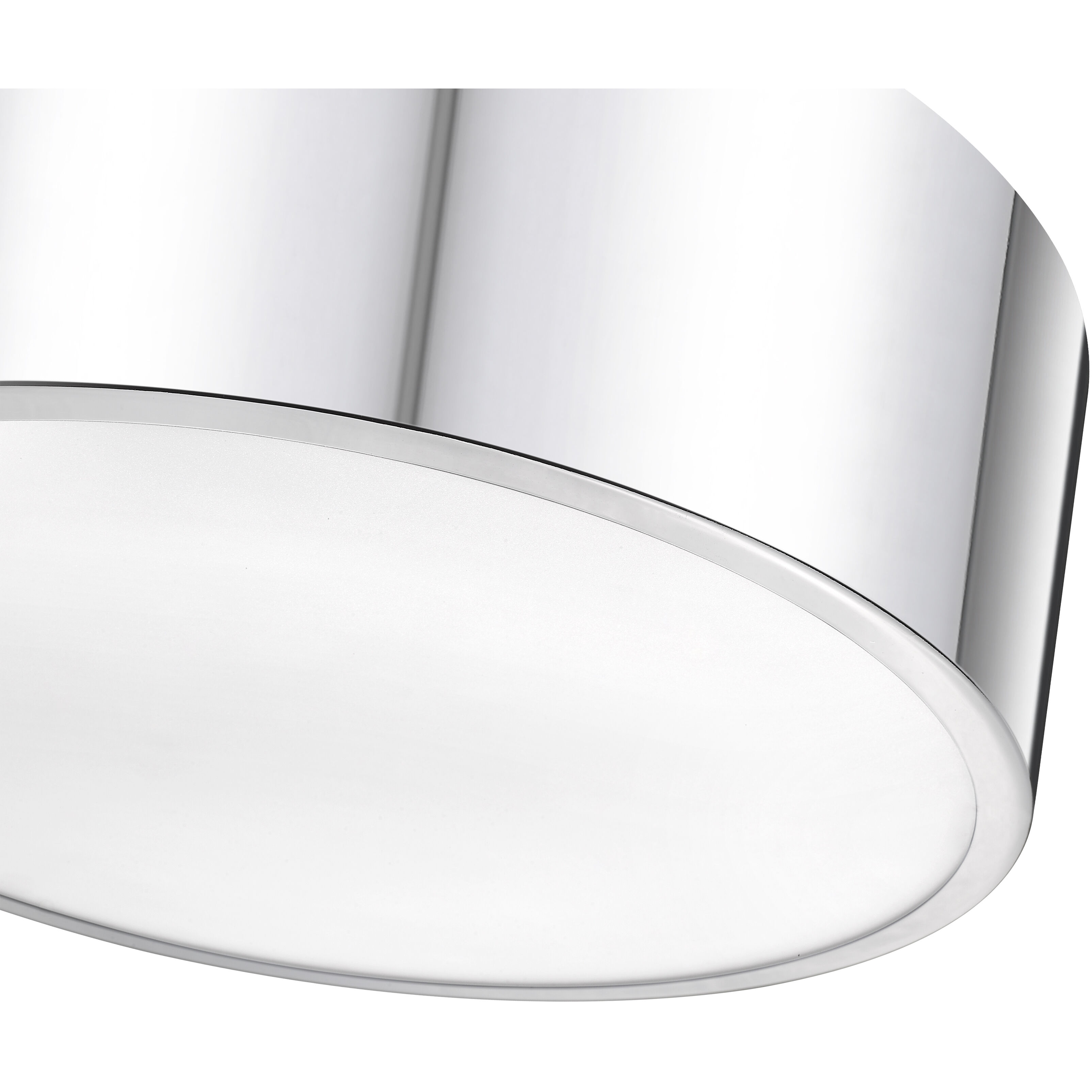 Harley 2 Light 12 inch Chrome Flush Mount Ceiling Light