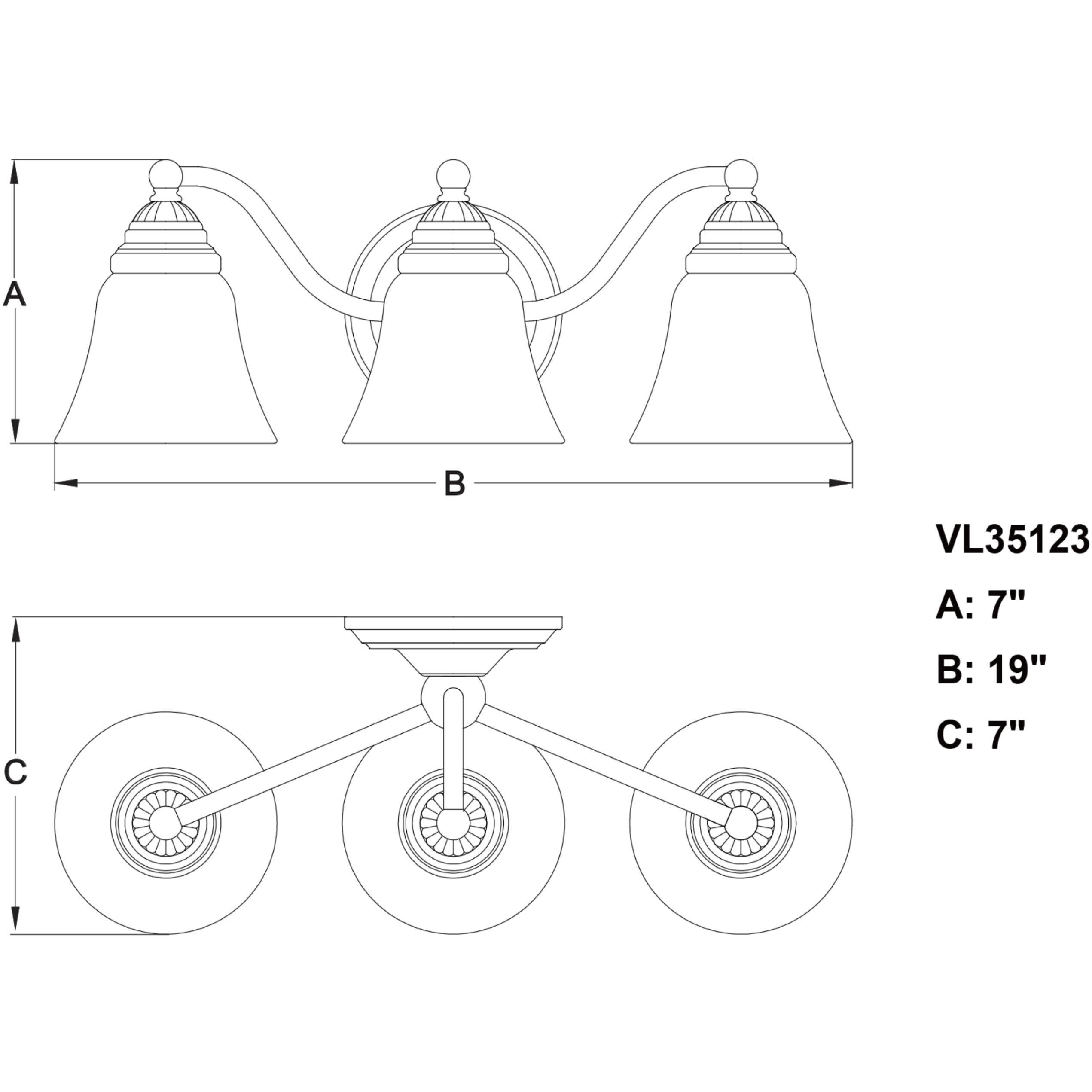 Standford LED 19 inch Oil Burnished Bronze Bathroom Light Wall Light