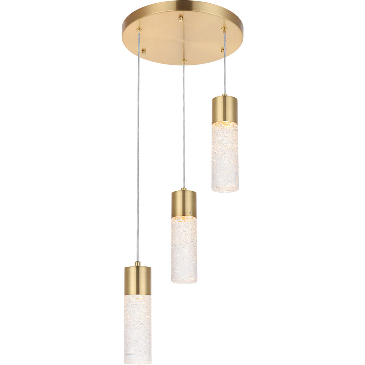 Constellation LED 12 inch Gold Pendant Ceiling Light