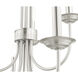 Estate 10 Light 30 inch Brushed Nickel Chandelier Ceiling Light