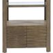 Markham Brown with Clear Bookshelf