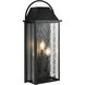 Dew 3 Light 10 inch Matte Black Wall Sconce Wall Light
