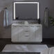 Skylight 48 X 48 inch Black LED Lighted Mirror, Vanita by Oxygen