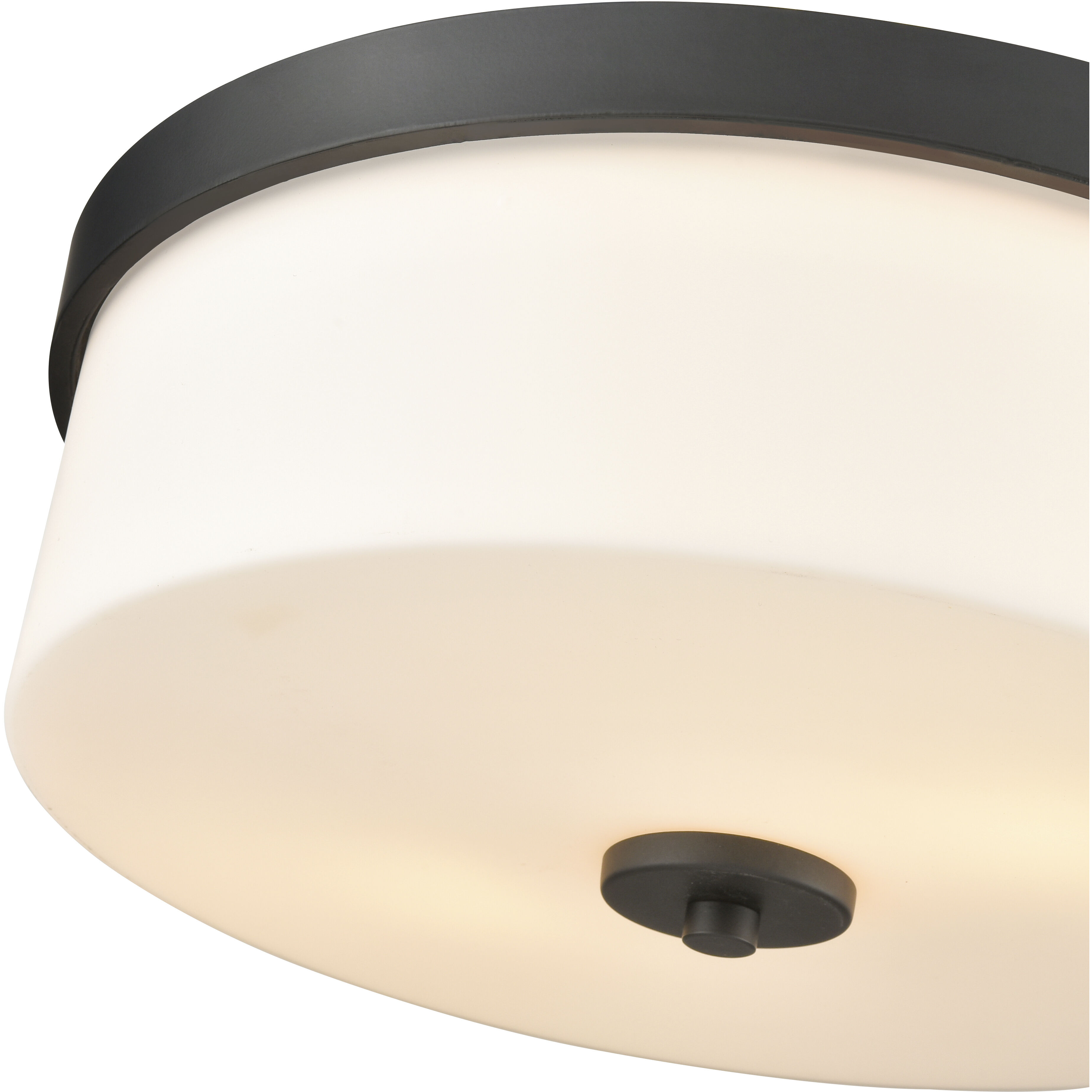 Laphia 2 Light 13.25 inch Matte Black Flush Mount Ceiling Light