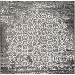 Monte Carlo 78.74 X 78.74 inch Charcoal/Light Gray/White Machine Woven Rug in 7 Ft Square