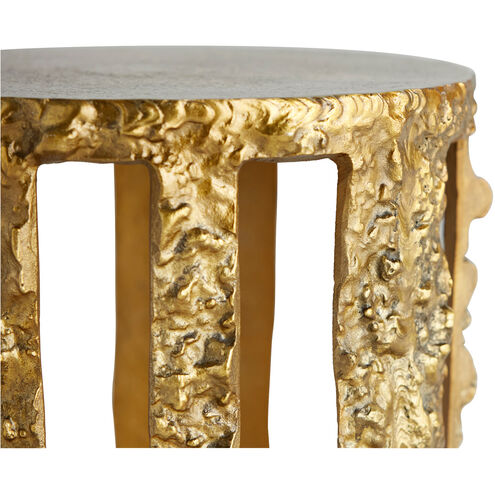Lucila 13 inch Gold Accent Table, Small