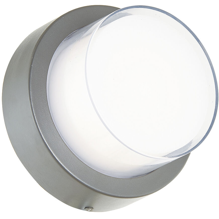 Geo LED 3.9 inch Silica Outdoor Wall Light