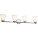 Fusion Collection - Alpino Family 35 inch Brushed Nickel Bath Bar Wall Light