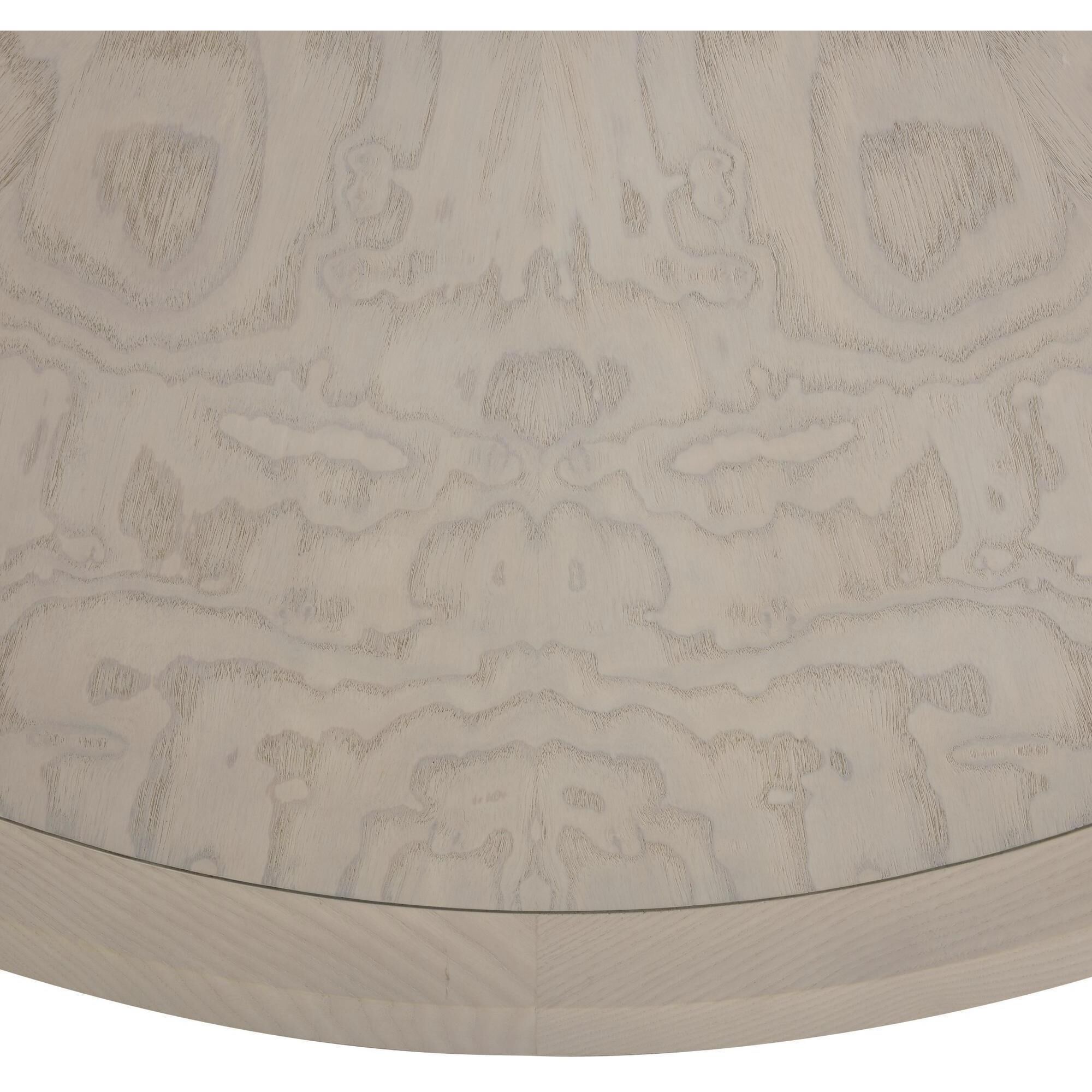 Kinsley 54 inch Light Beige Burl and Light Beige Dining Table