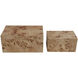 Burl Brown Box