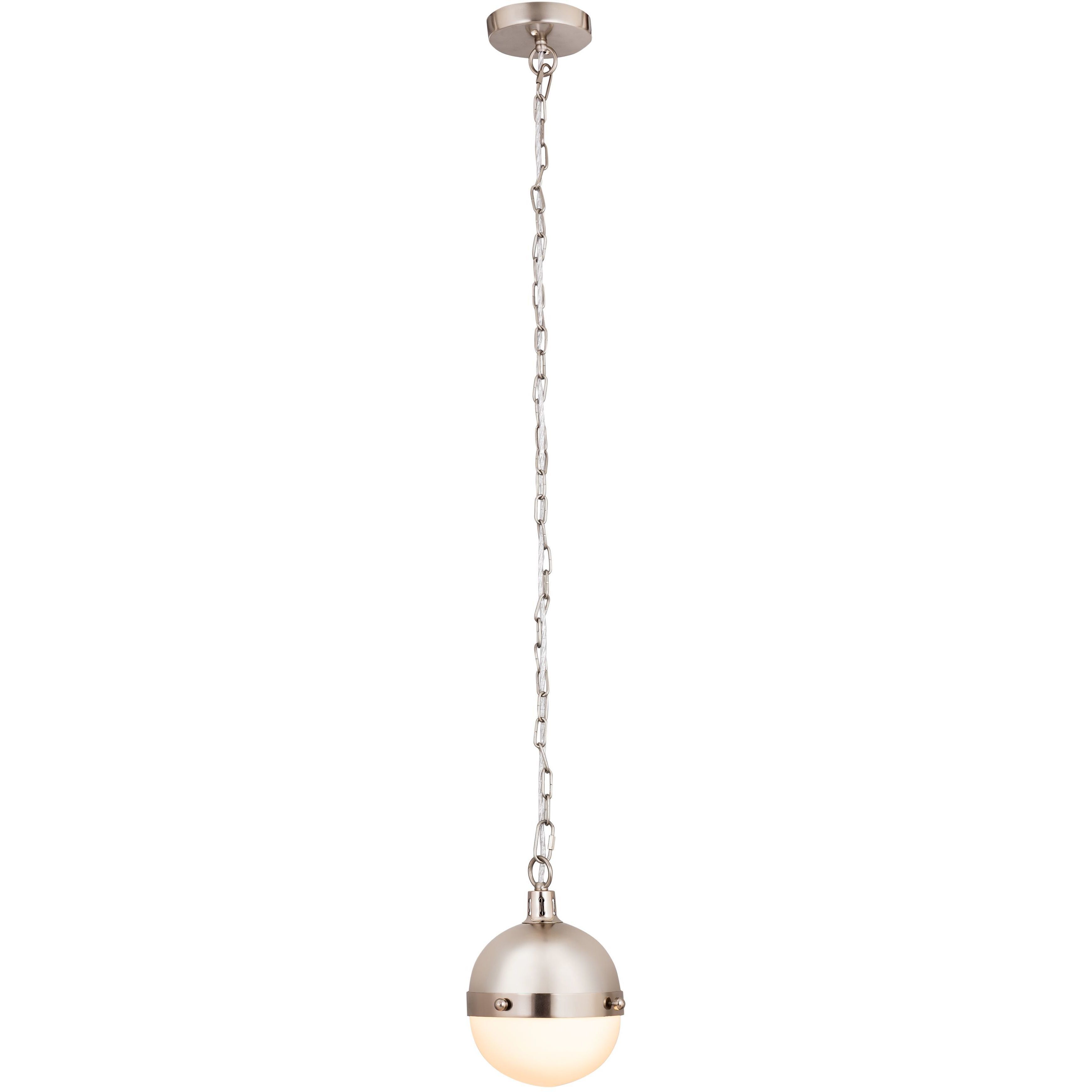 Harmelin 1 Light 7 inch Satin Nickel Mini Pendant Ceiling Light