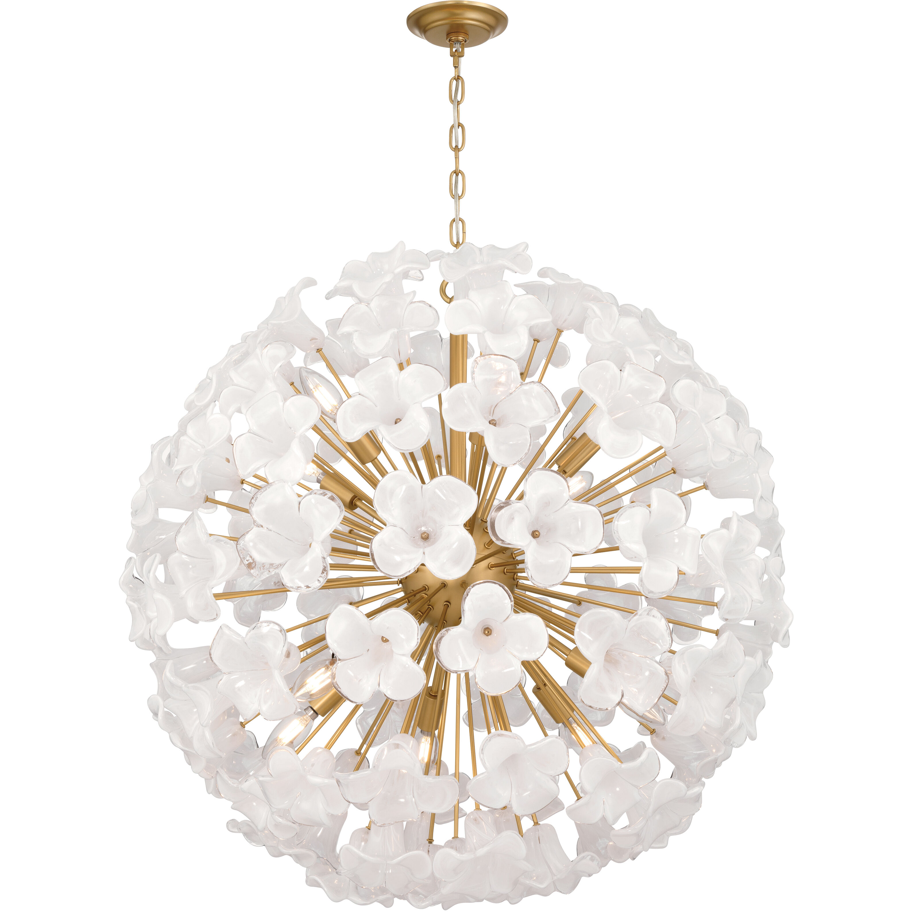 Bloome 12 Light 30 inch Legacy Brass Pendant Ceiling Light