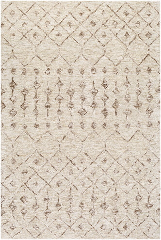 Falcon 72 X 48 inch Light Beige Rug in 4 X 6, Rectangle