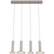 Luna LED 36 inch White Quadruple Linear Pendant Ceiling Light