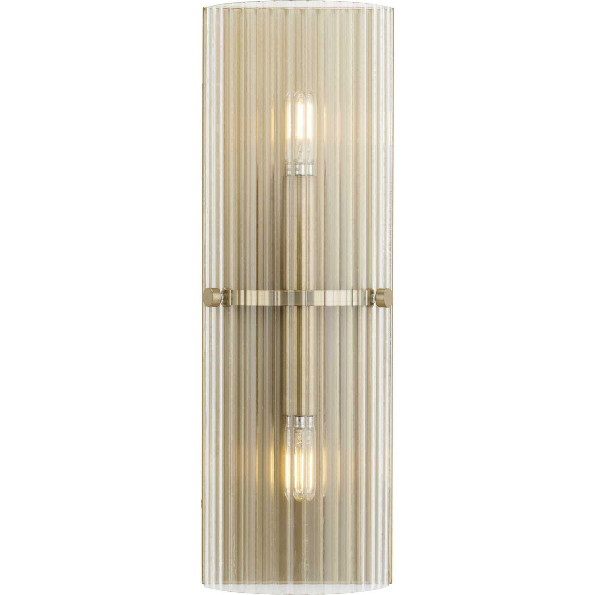 Seville 2 Light 3 inch Soft Gold ADA Wall Sconce Wall Light, Design Series