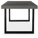 Jedrik 63 X 35.5 inch Grey Outdoor Dining Table, Small