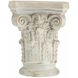 Roman 17.5 X 14 inch White and Gold Pedestal