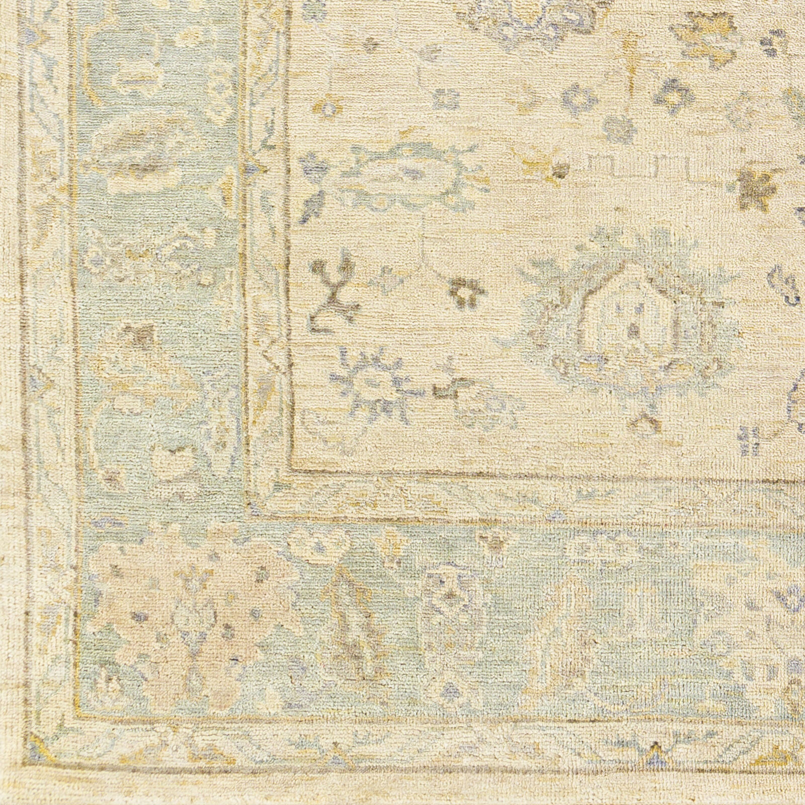 Normandy 36 X 24 inch Seafoam Rug in 2 x 3, Rectangle