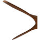 Aviation 60 inch Brushed Nickel/Distressed Koa with Distressed Koa Blades Ceiling Fan