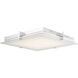 Matrix LED 15.35 inch Chrome Flush Mount Ceiling Light